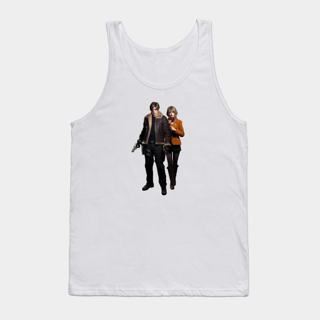 Leon And Ashley Remake Tank Top by Masterpopmind